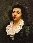 Anne-Louis Girodet de Roussy-Trioson Self portrait oil painting on canvas